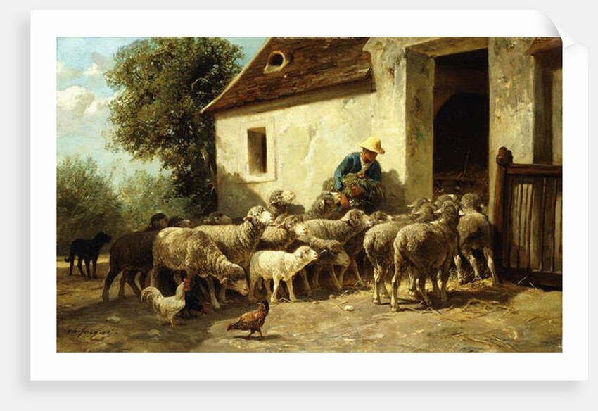 Returning Home by Charles Emile Jacque