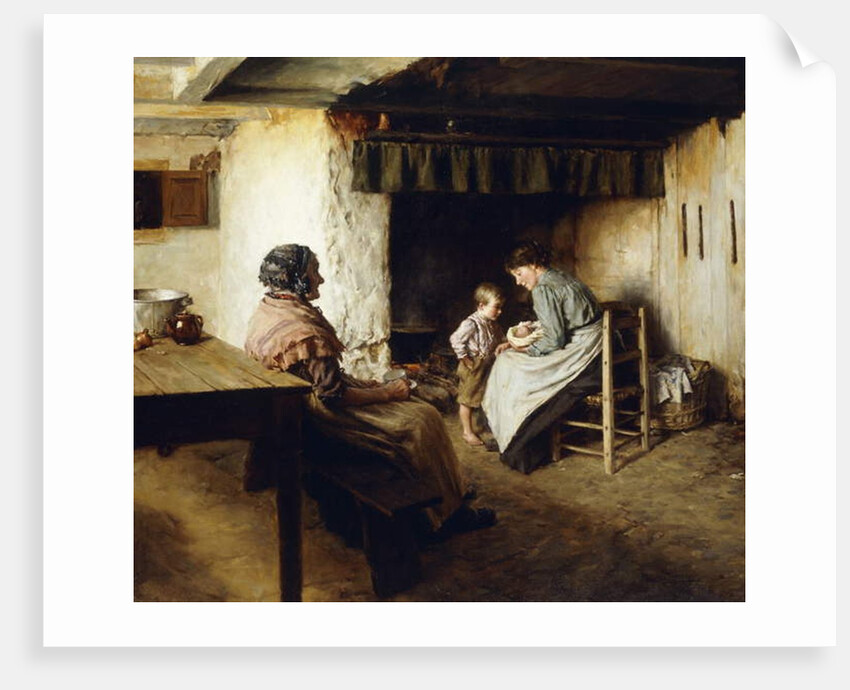 The New Arrival by Walter Langley