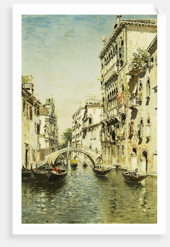 Rio Santa Marina by Martin Rico y Ortega