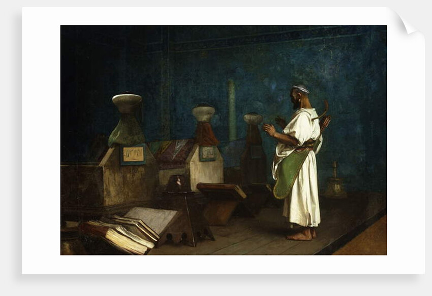 Prayer at the Sultan's Tomb; Le Tombeau des Kalifes a Brousse, 1878 by Jean Leon Gerome