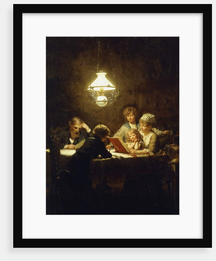 The Reading Lesson by Knut Ekvall