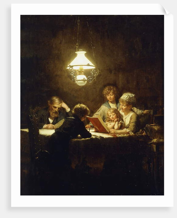 The Reading Lesson by Knut Ekvall