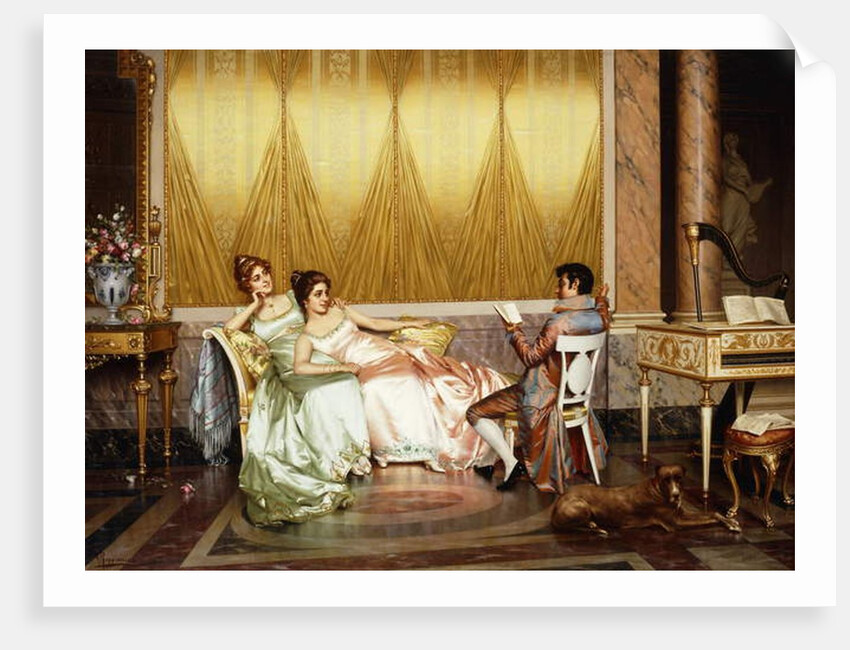 The Poetry Reading by Vittorio Reggianini