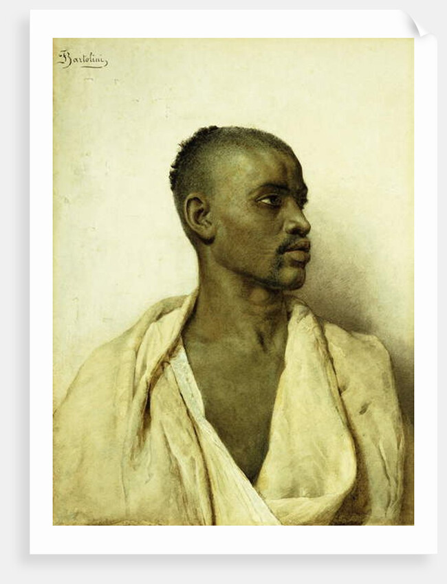 Portrait of an Arab Man, by Filipo or Frederico Bartolini