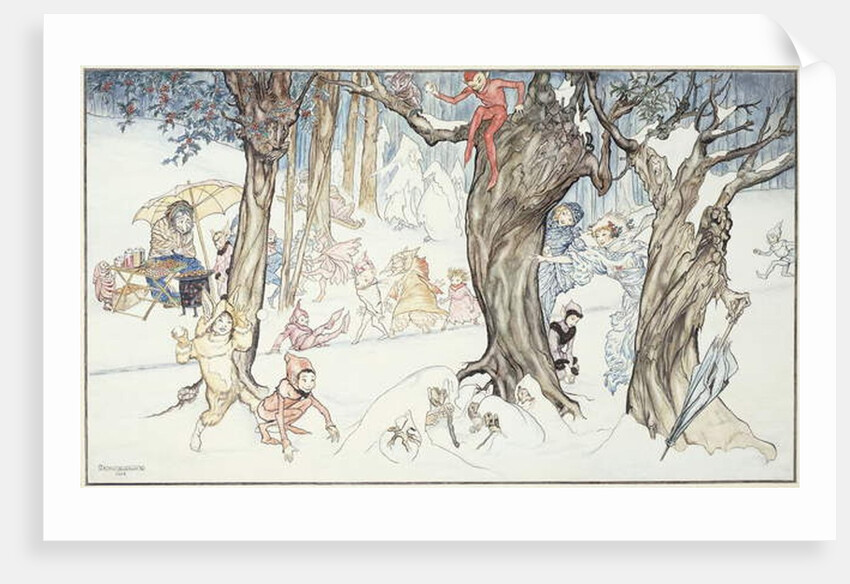 Winter Frolic, 1924 by Arthur Rackham