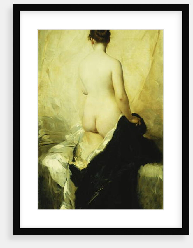 A Partially Draped Nude, by Charles Joshua Chaplin