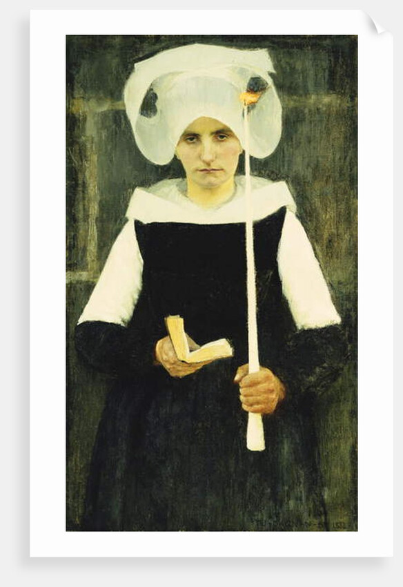 Breton at Pardon; Bretonne au Pardon, 1888 by Pascal Adolphe Jean Dagnan-Bouveret