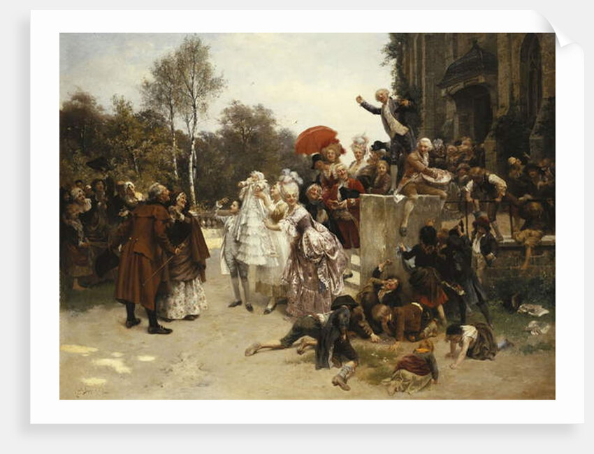 The Christening, 1863 by Emile Antoine Bayard