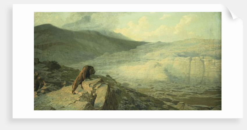 Lion on the Watch, by Jean Leon Gerome