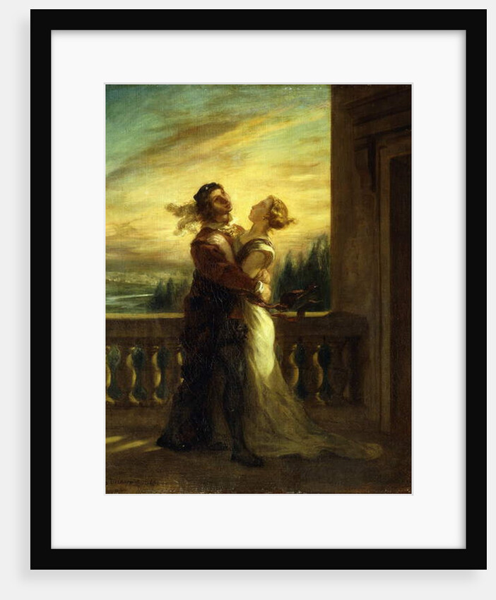 The Farewell of Romeo and Juliet; Les Adieux de Romeo et Juliette, 1845 by Ferdinand Victor Eugene Delacroix