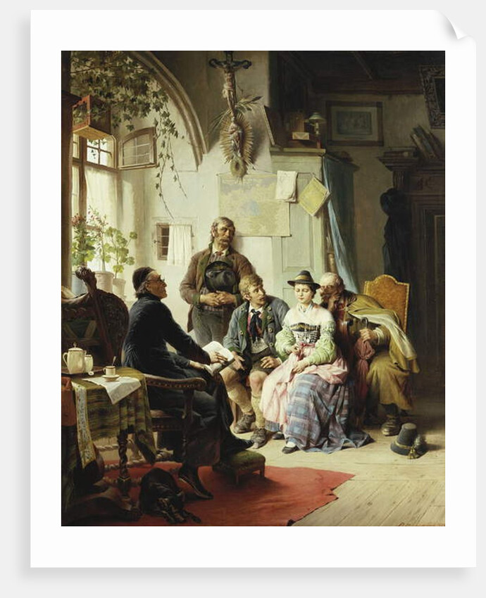 The Marriage Instructions, 1878 by Peter Baumgartner