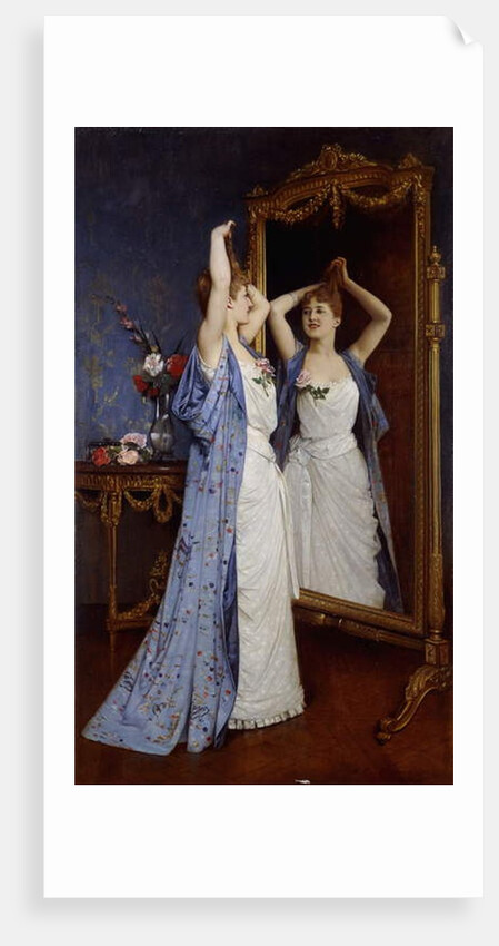 The Toilet; La Toilette, 1889 by Auguste Toulmouche