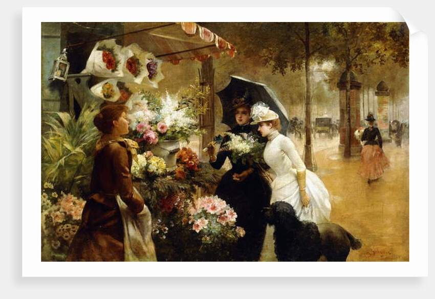 Summer Flowers, 1888 by Louis de Schryver