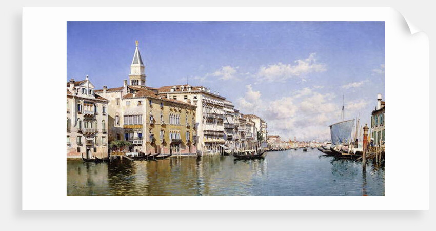 The Grand Canal, Venice, 1883 by Federico del Campo