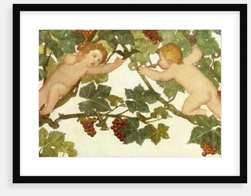 Putti Frolicking in a Vineyard, 1905 by Phoebe Anna Traquair