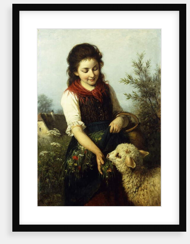 Feeding the Lamb by Rudolf Epp