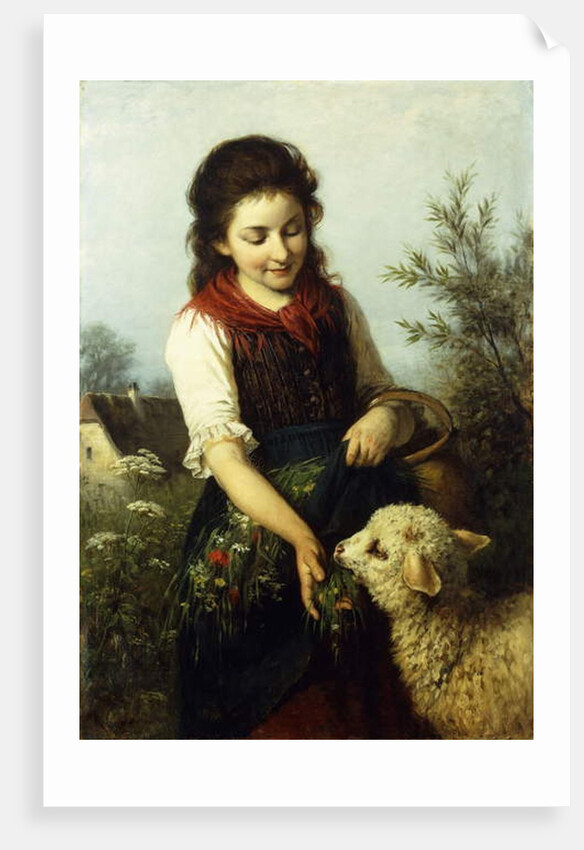 Feeding the Lamb by Rudolf Epp