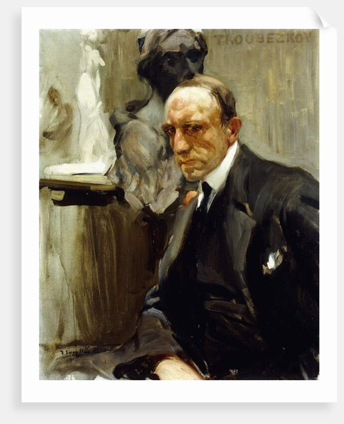 Portrait of Troubetzkoy, 1910 by Joaquin Sorolla y Bastida