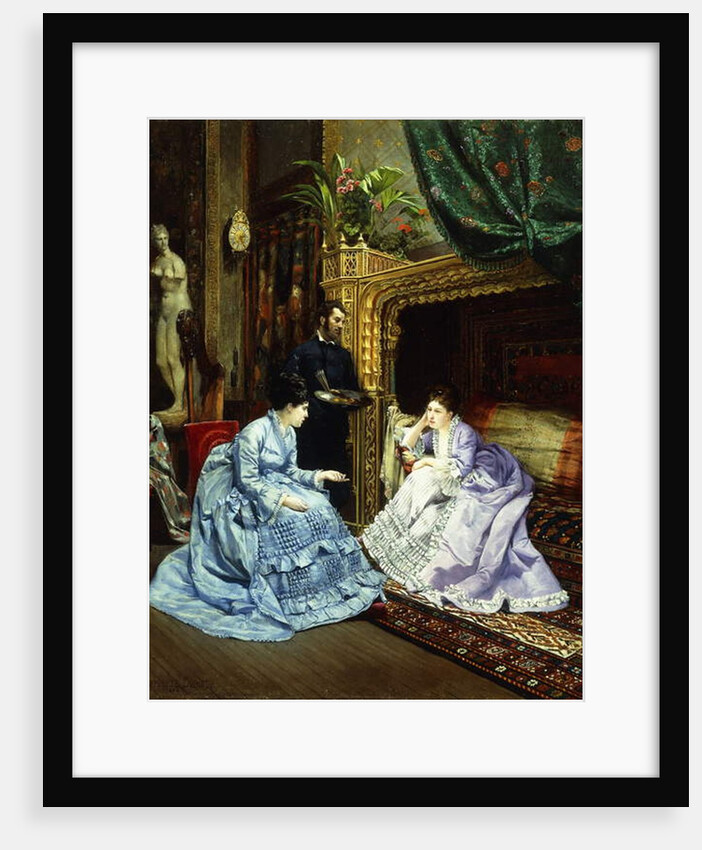 The Artist's Studio, 1874 by Henri Pierre Hippolyte Dubois