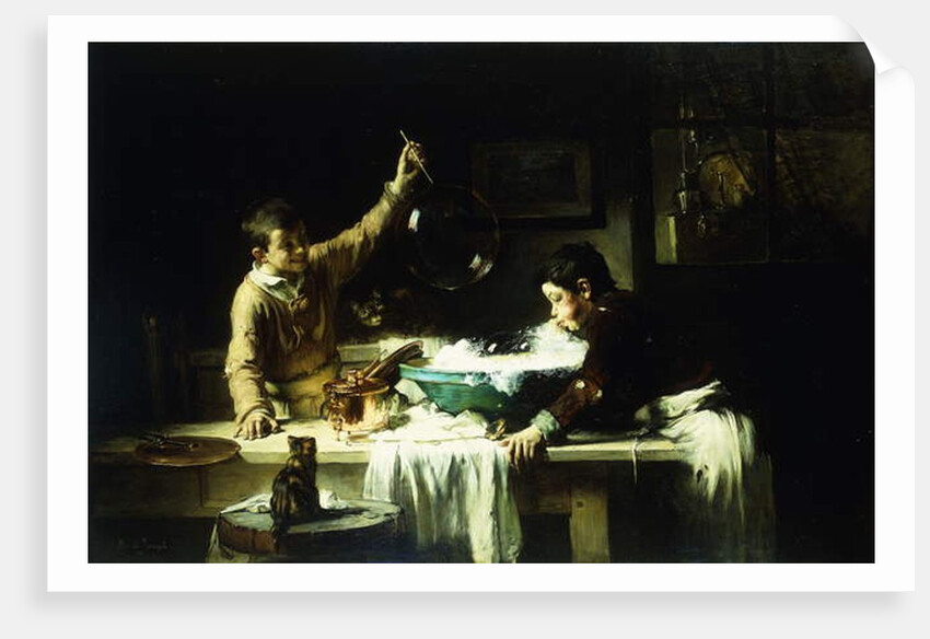 The Soap Bubbles; Les Bulles de Savon by Joseph Bail