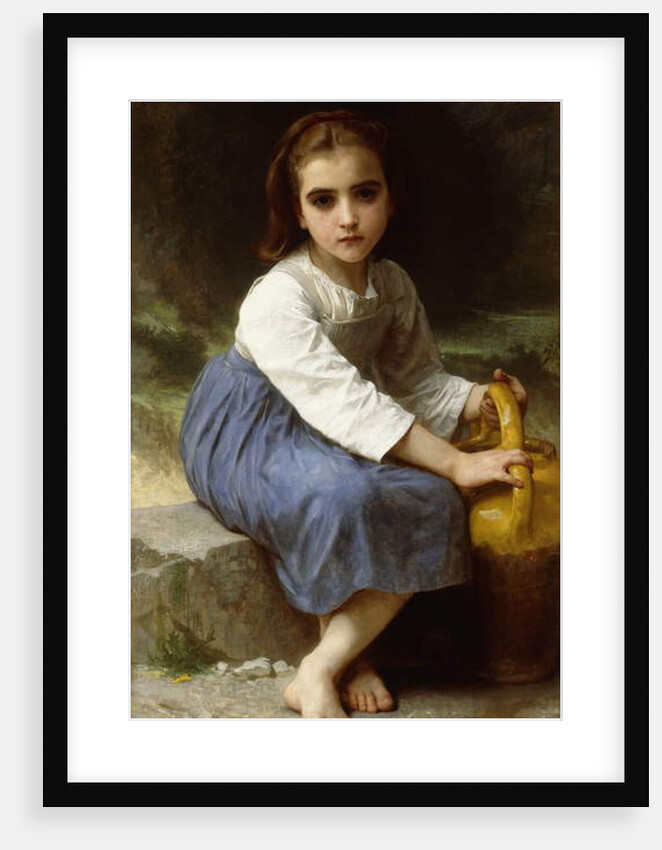 Young Girl with a Pitcher; Jeune Fille a la Cruche, 1885 by William-Adolphe Bouguereau