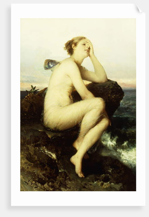 A Nymph by the Sea by Wilhelm Kray