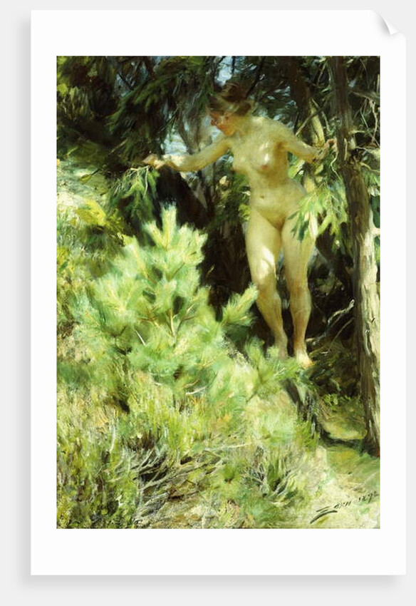 Wood-Sprite, 1892 by Anders Leonard Zorn