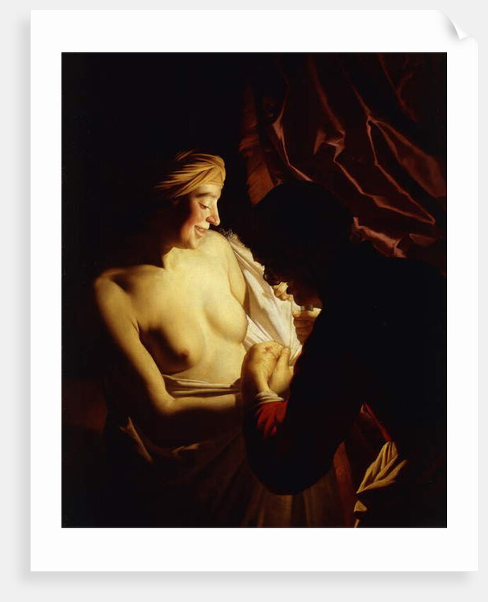 A Young Woman and her Maid, by Gerrit van Honthorst