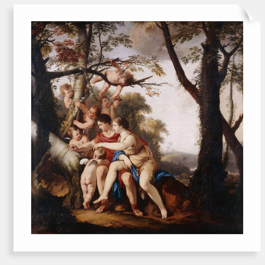 Angelica and Medoro by Laurent de La Hyre