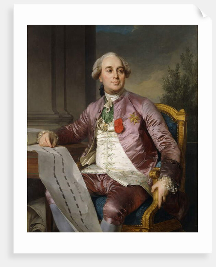 Portrait of Charles-Claude de Flahaut de la Billarderie, Comte d'Angiviller by Joseph Siffred Duplessis