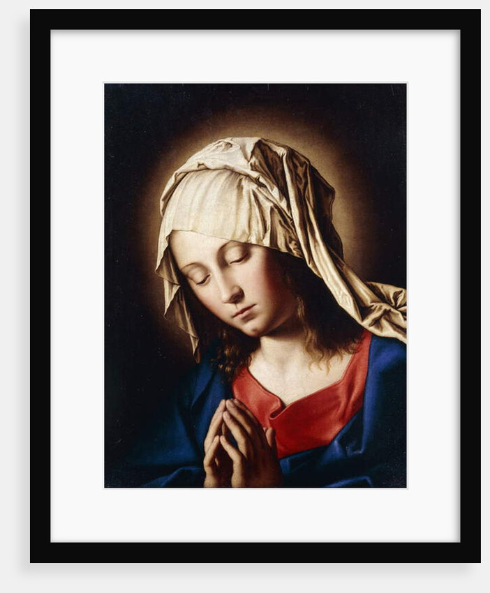 The Madonna in Prayer, by Il (1609-85) Sassoferrato