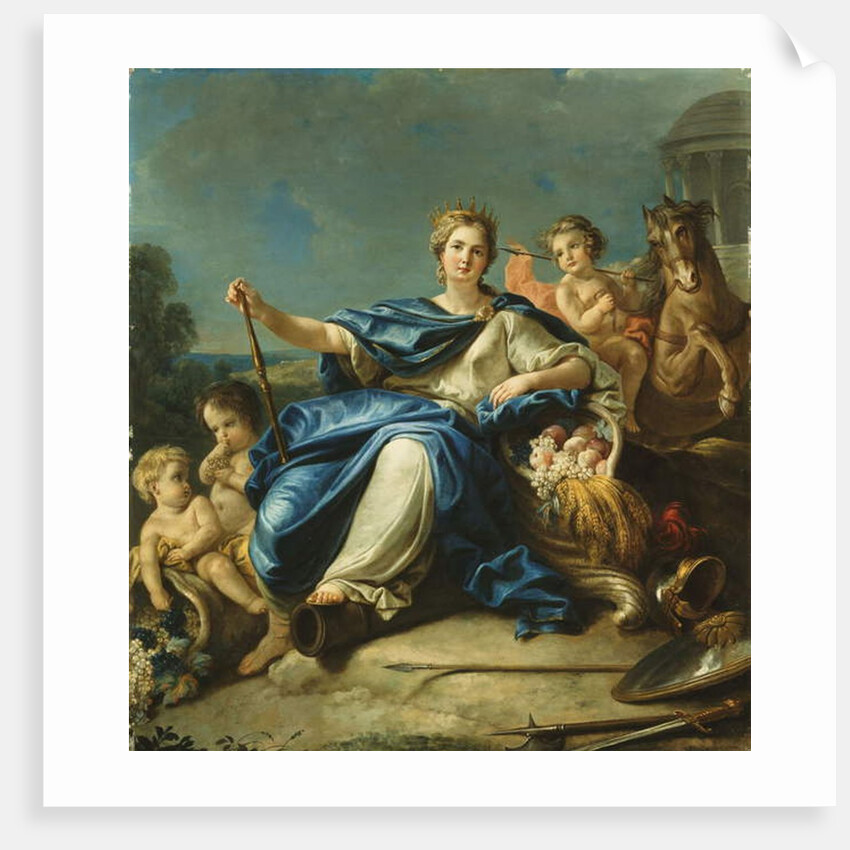 The Personification of Asia by Guillaume-Thomas-Raphael Taraval