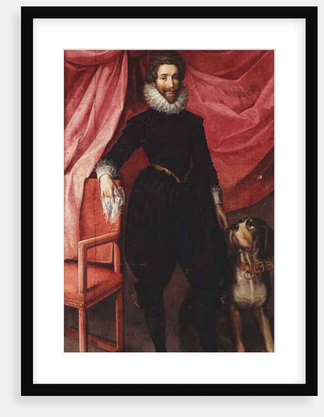 Portrait of Henri de Lorraine, Duc de Guise, called Le Bafafre by Frans II Pourbus