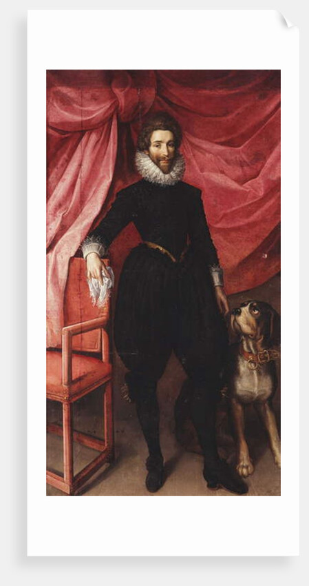Portrait of Henri de Lorraine, Duc de Guise, called Le Bafafre by Frans II Pourbus