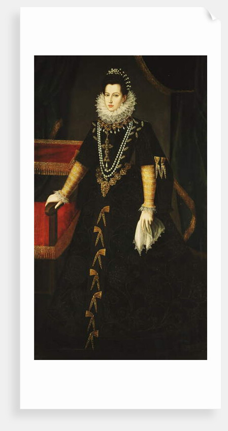 Portrait of the Infanta Isabel Clara Eugenia of Bourbon by Juan Pantoja de la Cruz