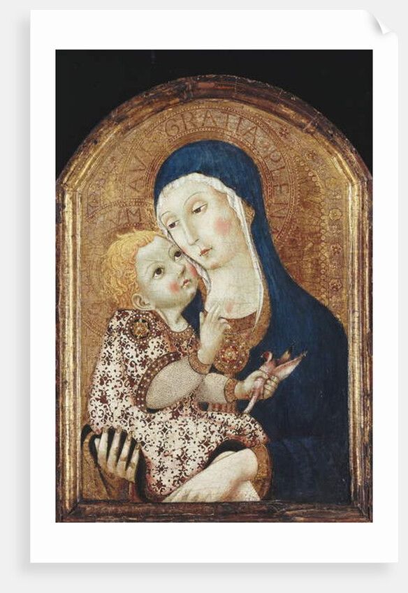 The Madonna and Child by Sano di also Ansano di Pietro di Mencio (studio of) Pietro