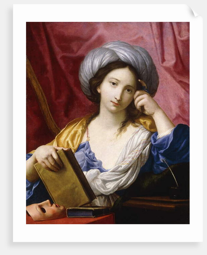 Melpomene, The Muse of Tragedy, by Elisabetta Sirani