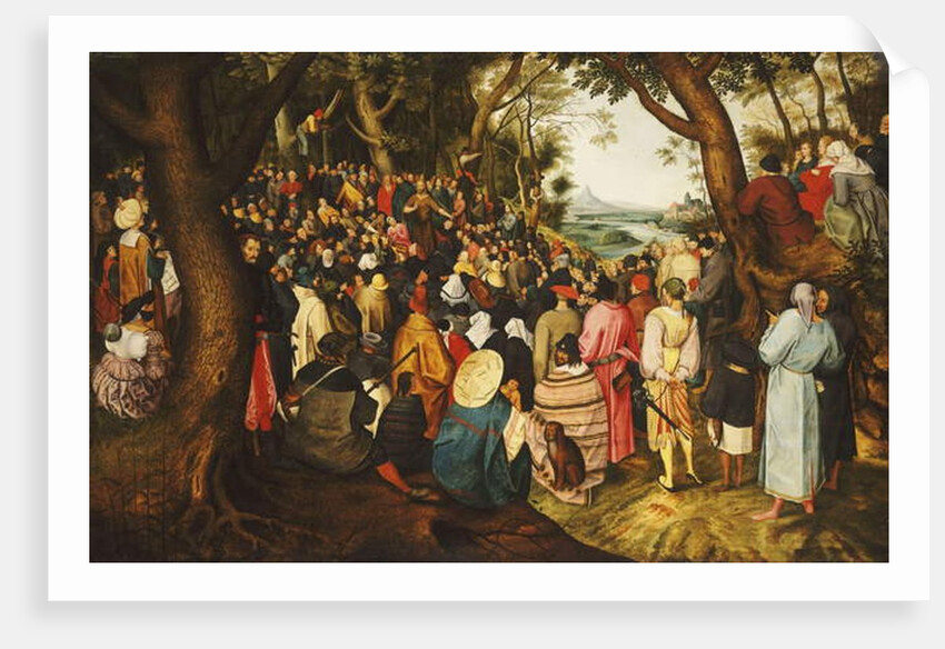Saint John the Baptist preaching in the Wilderness, c.1633-50 by Pieter the Younger Brueghel