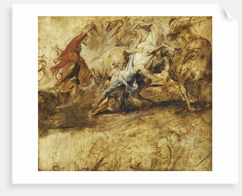 A Lion Hunt by Peter Paul Rubens