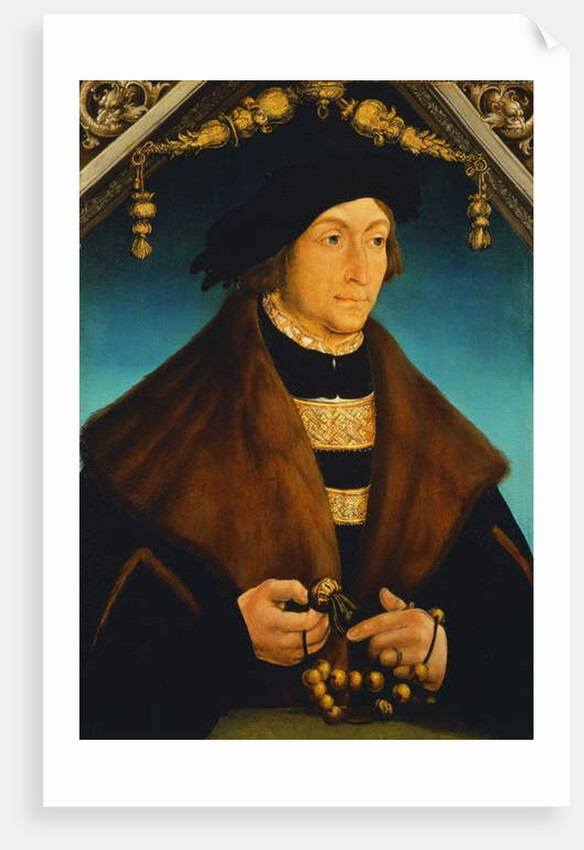 Portrait of the Count Palatine George of Wittelsbach, Bishop of Speyer by Hans Wertinger