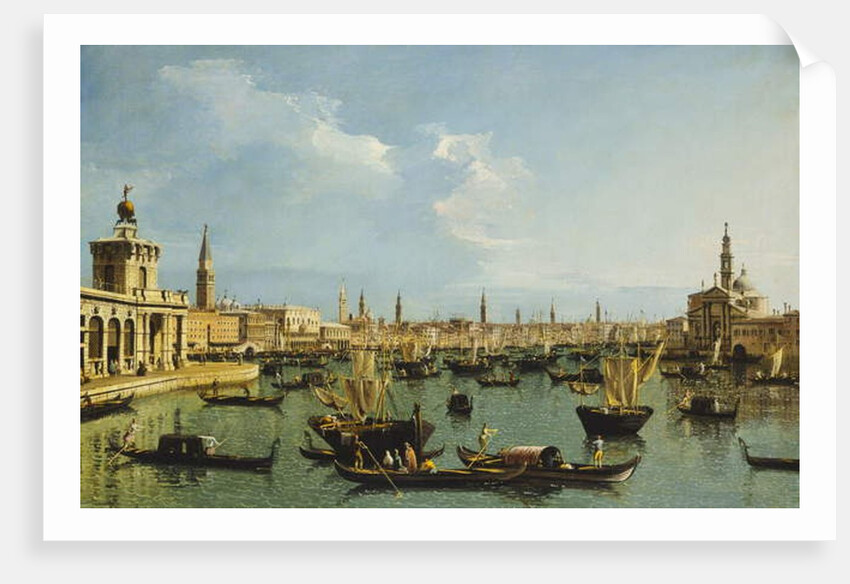 The Bacino di San Marco, Venice by Bernardo Bellotto