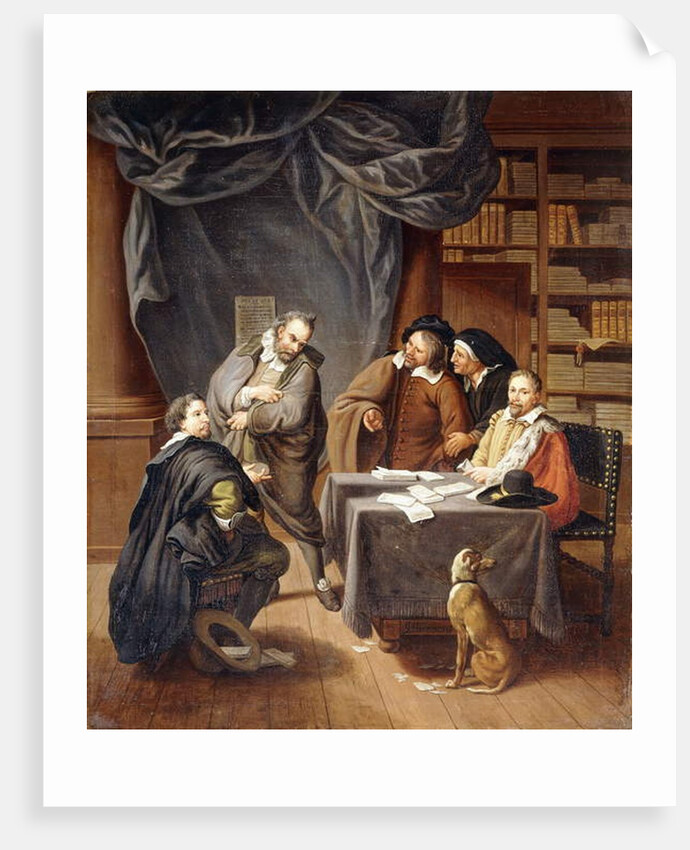 The Preparation of Wedding Contracts by Jan Josef the Younger Horemans