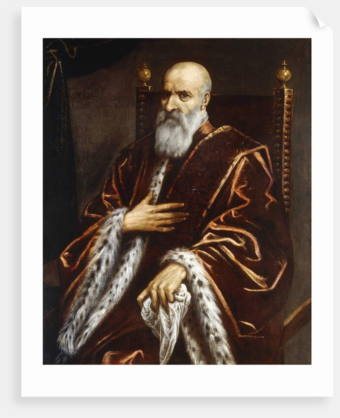Portrait of a Venetian Senator by Palma Il Giovane (1548-1628)