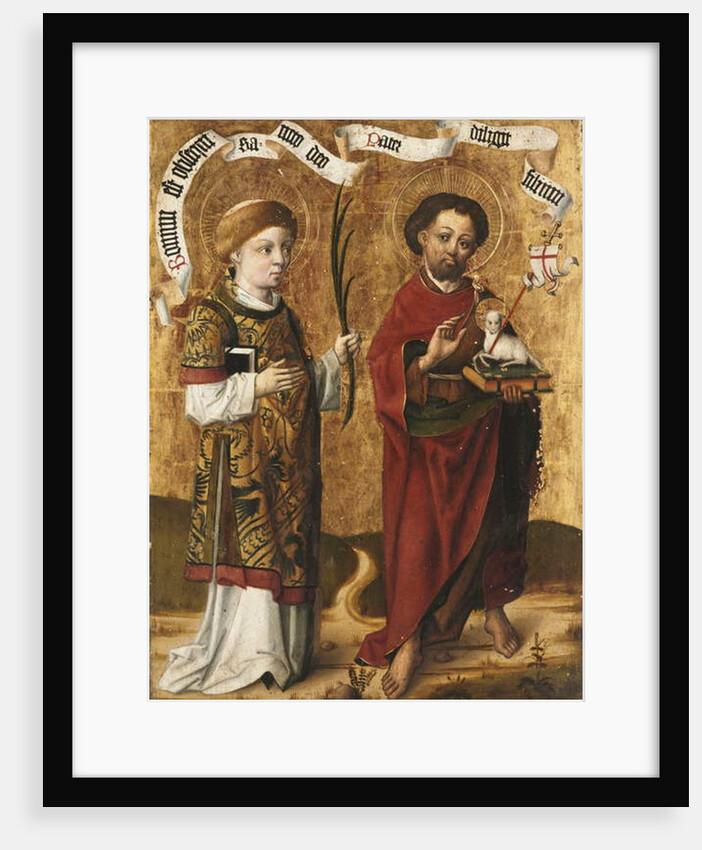 Saints Stephen and John the Baptist by Master of Liesborn (circle of)