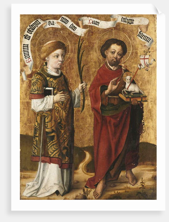 Saints Stephen and John the Baptist by Master of Liesborn (circle of)