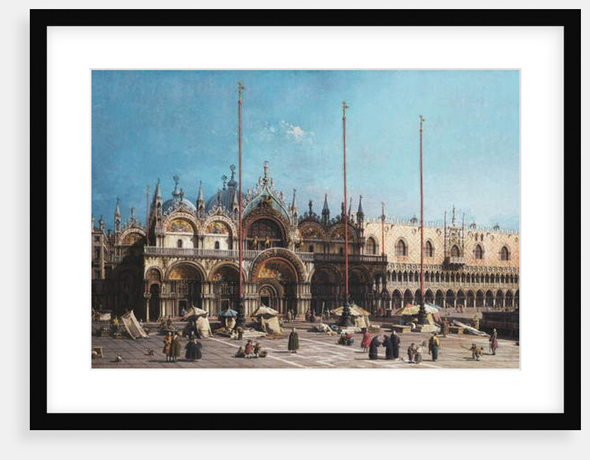 San Marco and the Doge's Palace, Venice, by (1697-1768) Canaletto