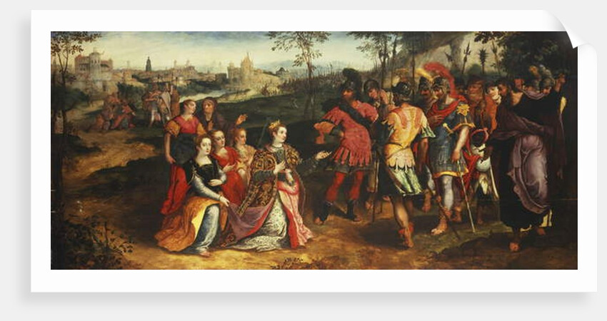 Coriolanus and Volumnia, by Maarten de Vos