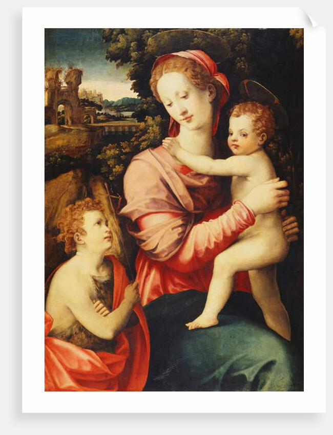 The Madonna and Child with the Infant Saint John the Baptist by Michele di Ridolfo Tosini