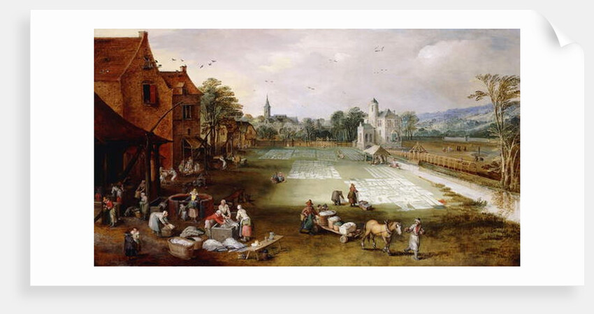 A Bleaching Ground by Jan & Momper Joos de Brueghel