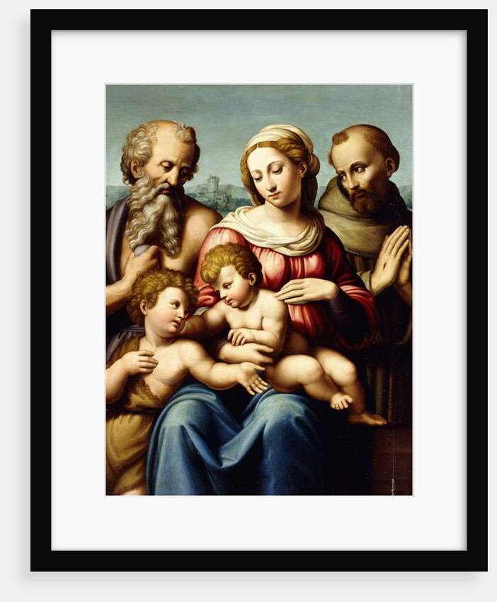 The Madonna and Child with the Infant Saint John the Baptist, by (c.1490/4-1547/50) Innocenzo da Imola
